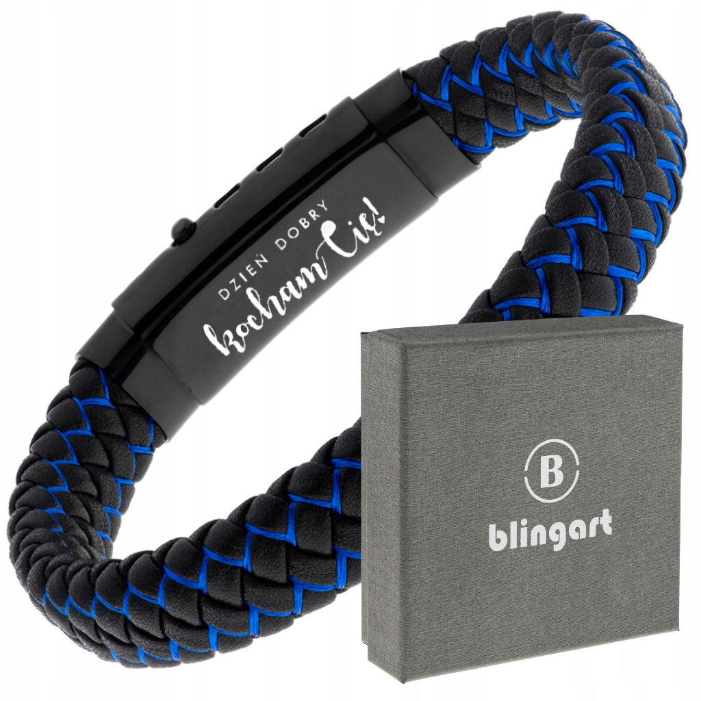 

Bransoletka z Grawerem męska Stal 316L regulowana