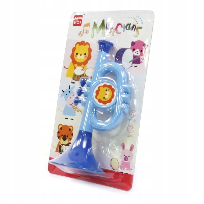 TRĄBKA DLA DZIECI ZABAWKA MUZYCZNA RÓŻNE KOLORY