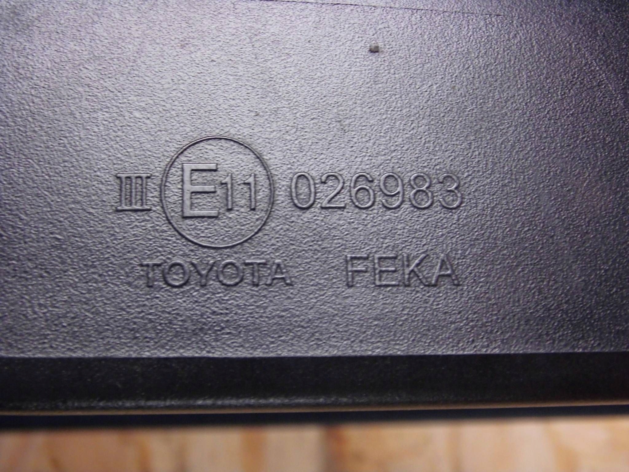 Toyota Verso 2014-2018 mirror left 9-PIN