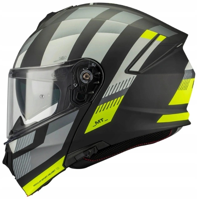 Kask Mt Genesis Sv Stroke Grey/white/yellow Black szary biały żółty Gratisy