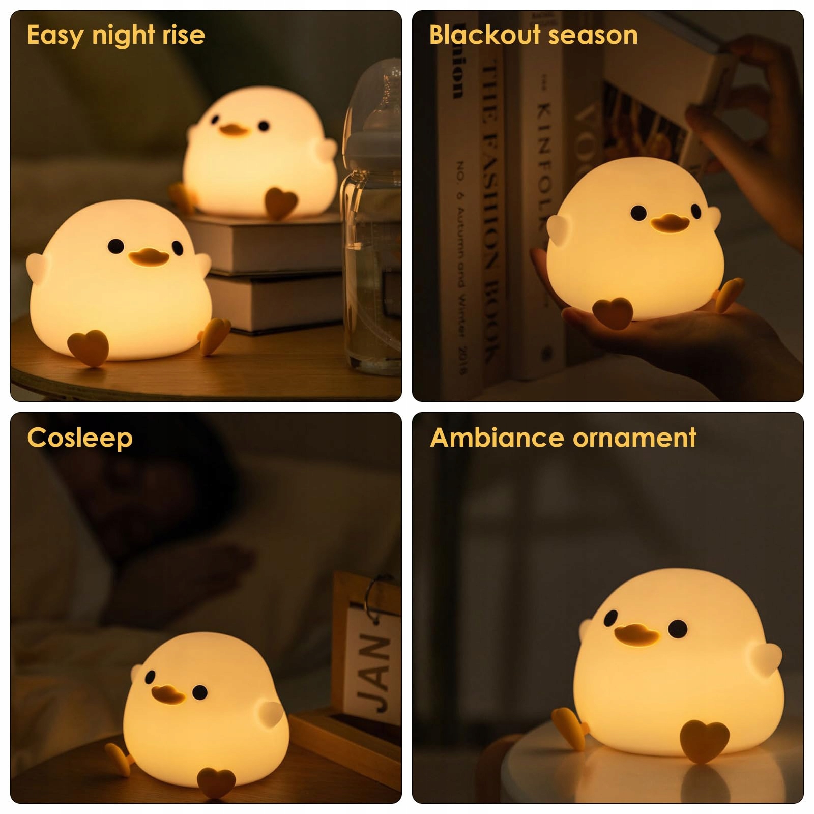 CECOMBINE Lampka Nocna LED Dla Dzieci Dimmable Dotykowa Przenośna — miniatura 5