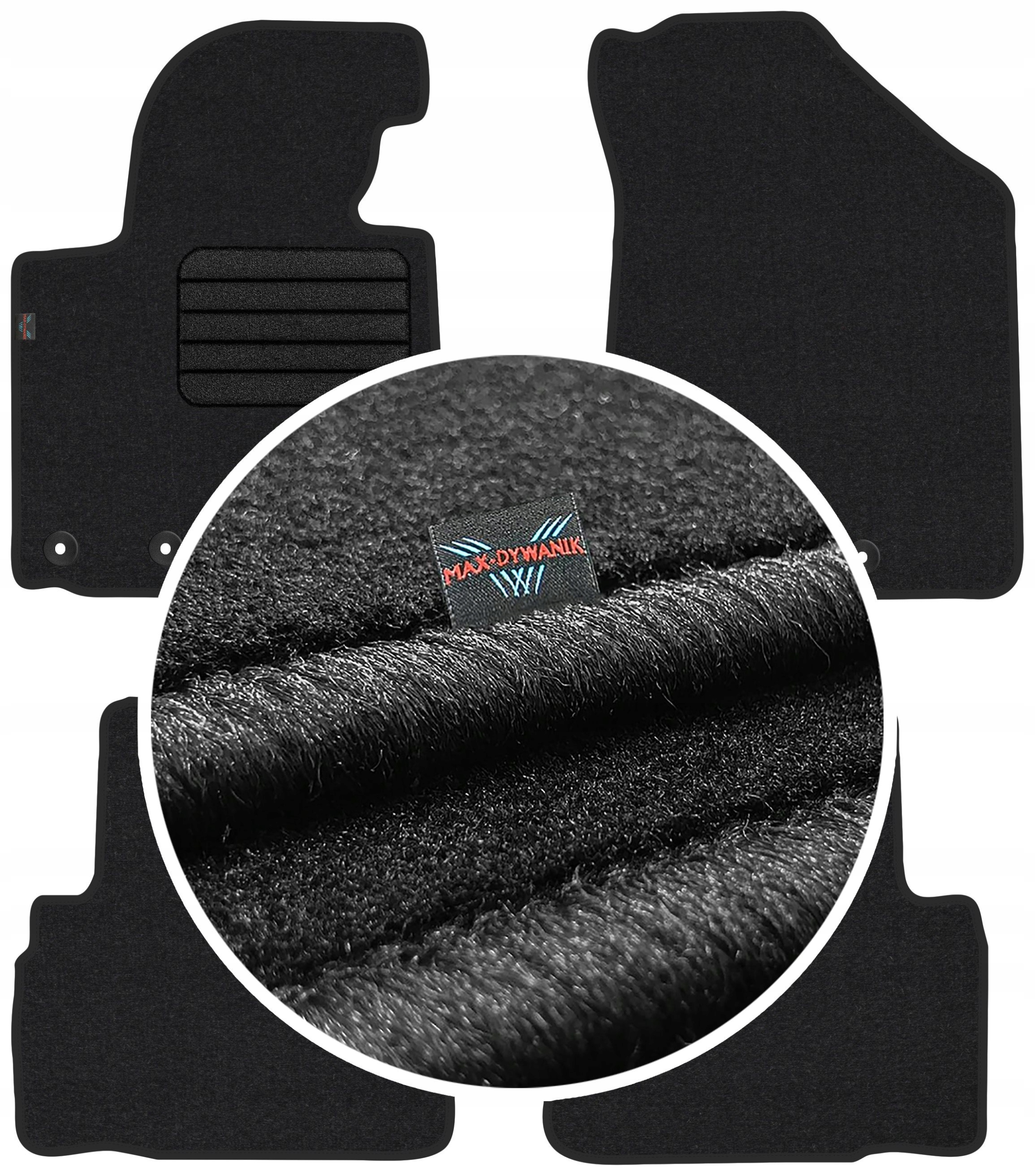 Hyundai ix35 2010-2015 Velurové autokoberce Koberce do auta