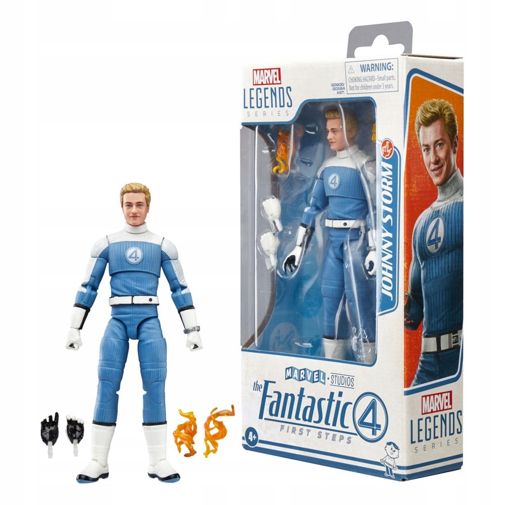 Akční figurka Marvel Legends Hasbro Johnny The Fantastic Four