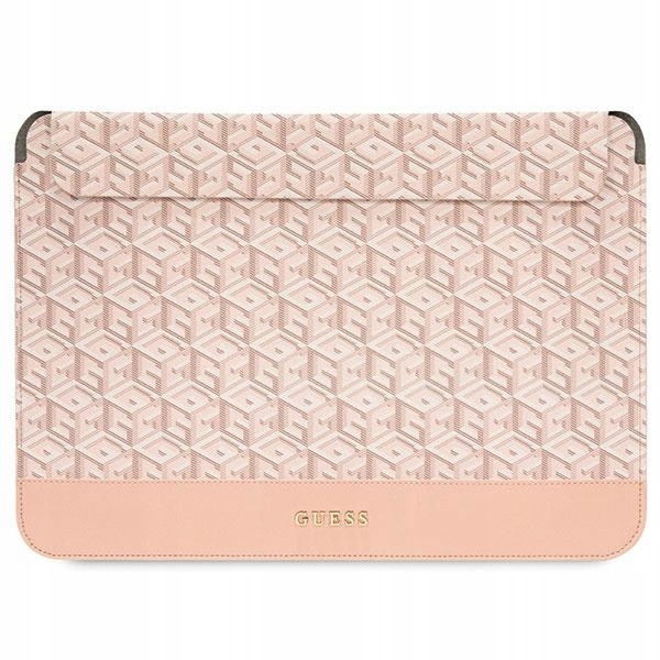 Guess Sleeve GUCS14HGCFSEP 14" růžový/pink GCube Stripes