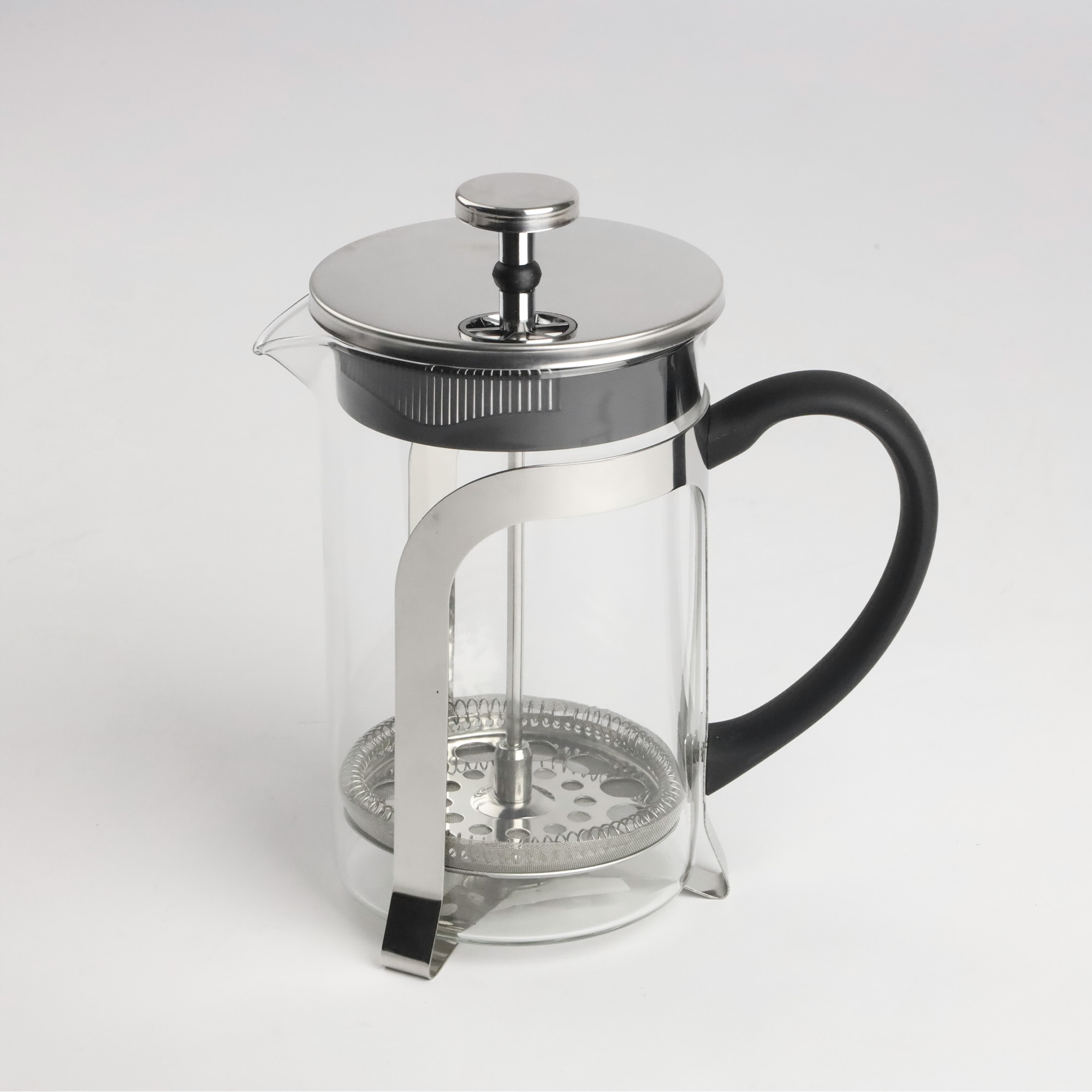 DZBANEK Z ZAPARZACZEM DO KAWY HERBATY ZIÓŁ STALOWY 800 ML FRENCH PRESS