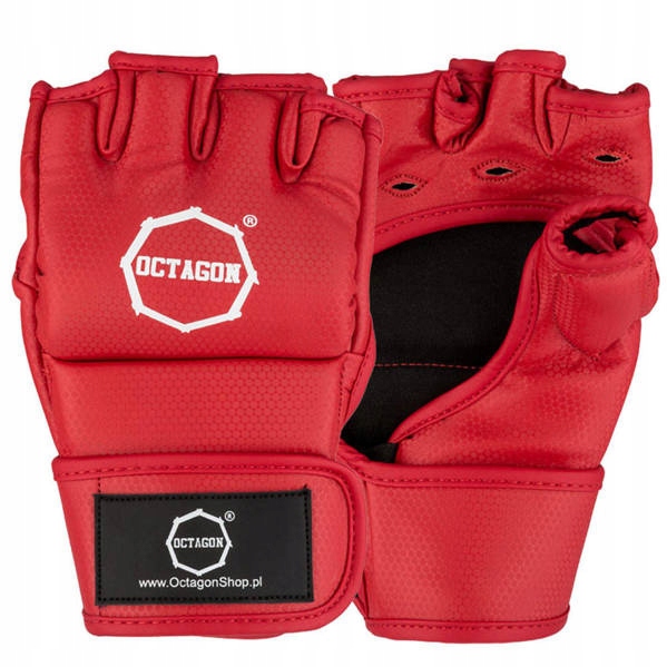Rękawice treningowe Mma Octagon Kevlar Czerwone r. S