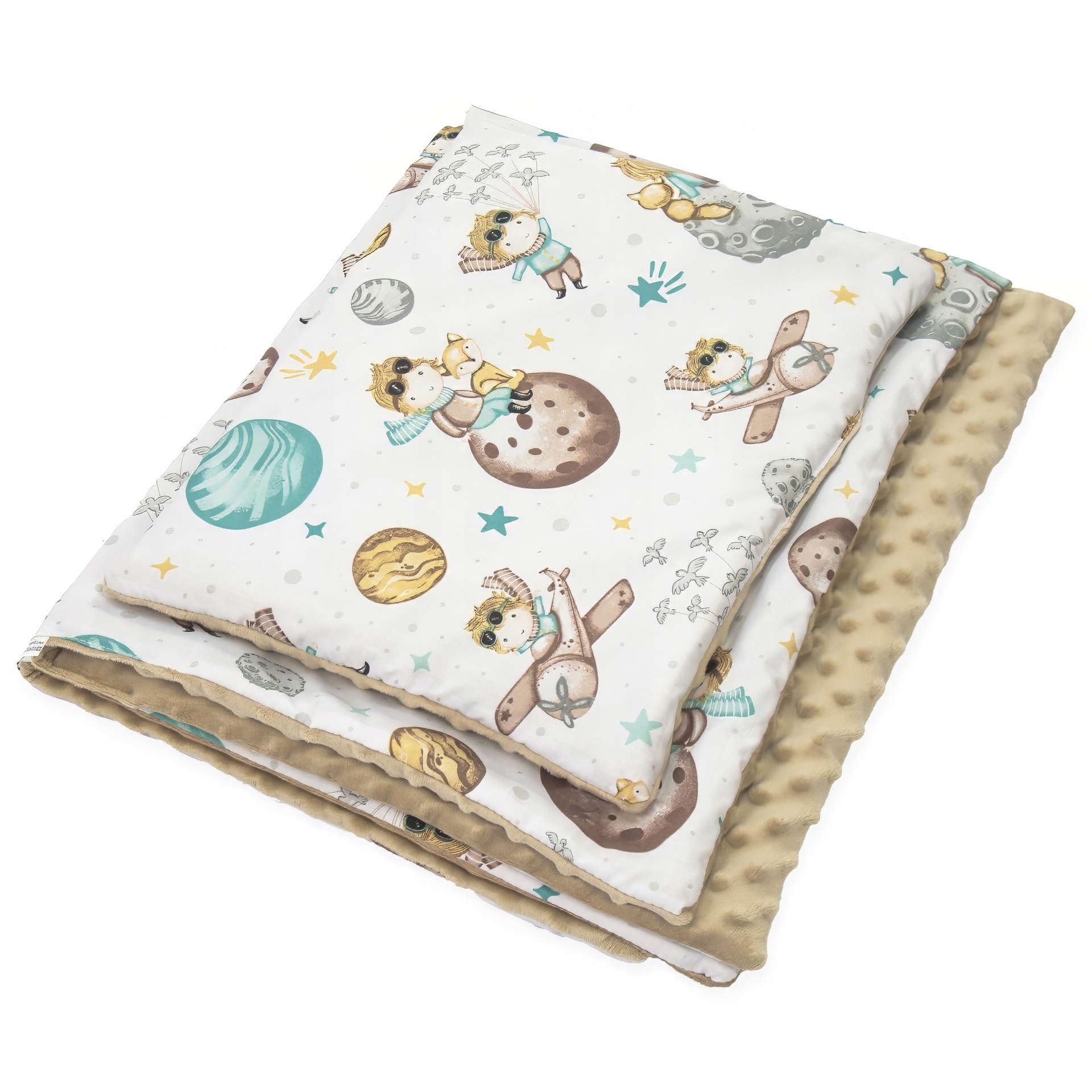 Kocyk Przedszkolaka Do Przedszkola Minky 100x135 Poduszka Kerstin