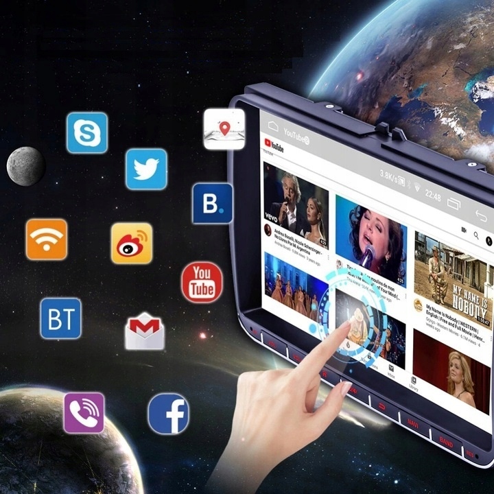 NAWI RADIO OPEL VIVARO TIGRA ASTRA ANDROID 13 DSP Rodzaje odtwarzanych nośników USB