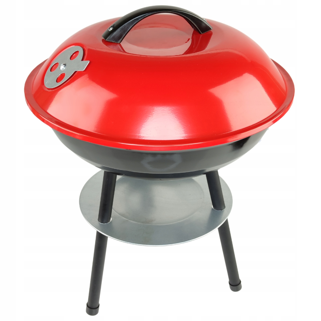 GRILL WĘGLOWY OGRODOWY OKRĄGŁY Z POKRYWĄ 36cm EAN (GTIN) 5905771350765