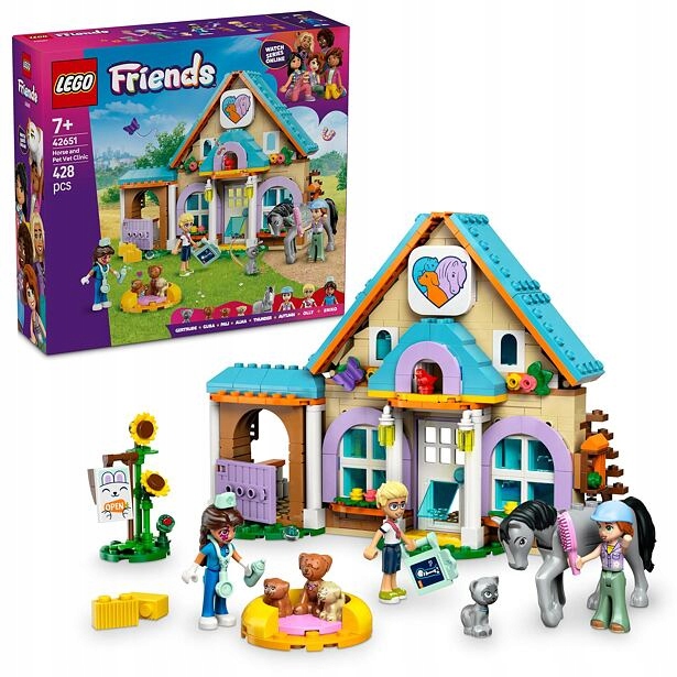 Lego Friends 42651 Veterinární klinika pro koně a domácí mazlíčky