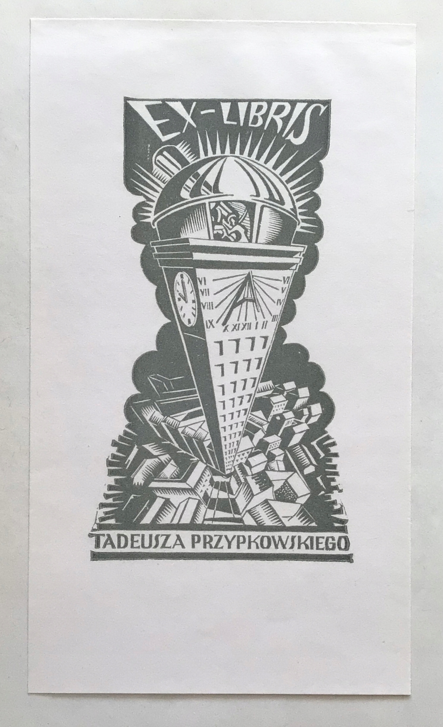 Ex-libris Tadeusza Przypkowskiego