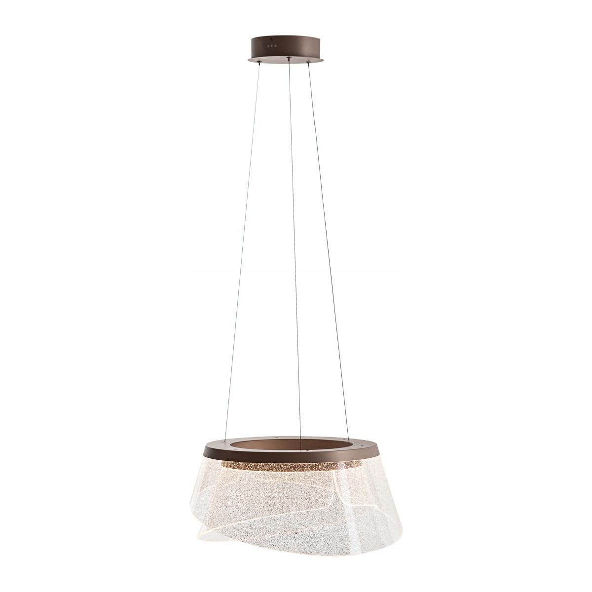 Závesná lampa dekoratívna akrylová Led teplá farba 47W Foren Italux