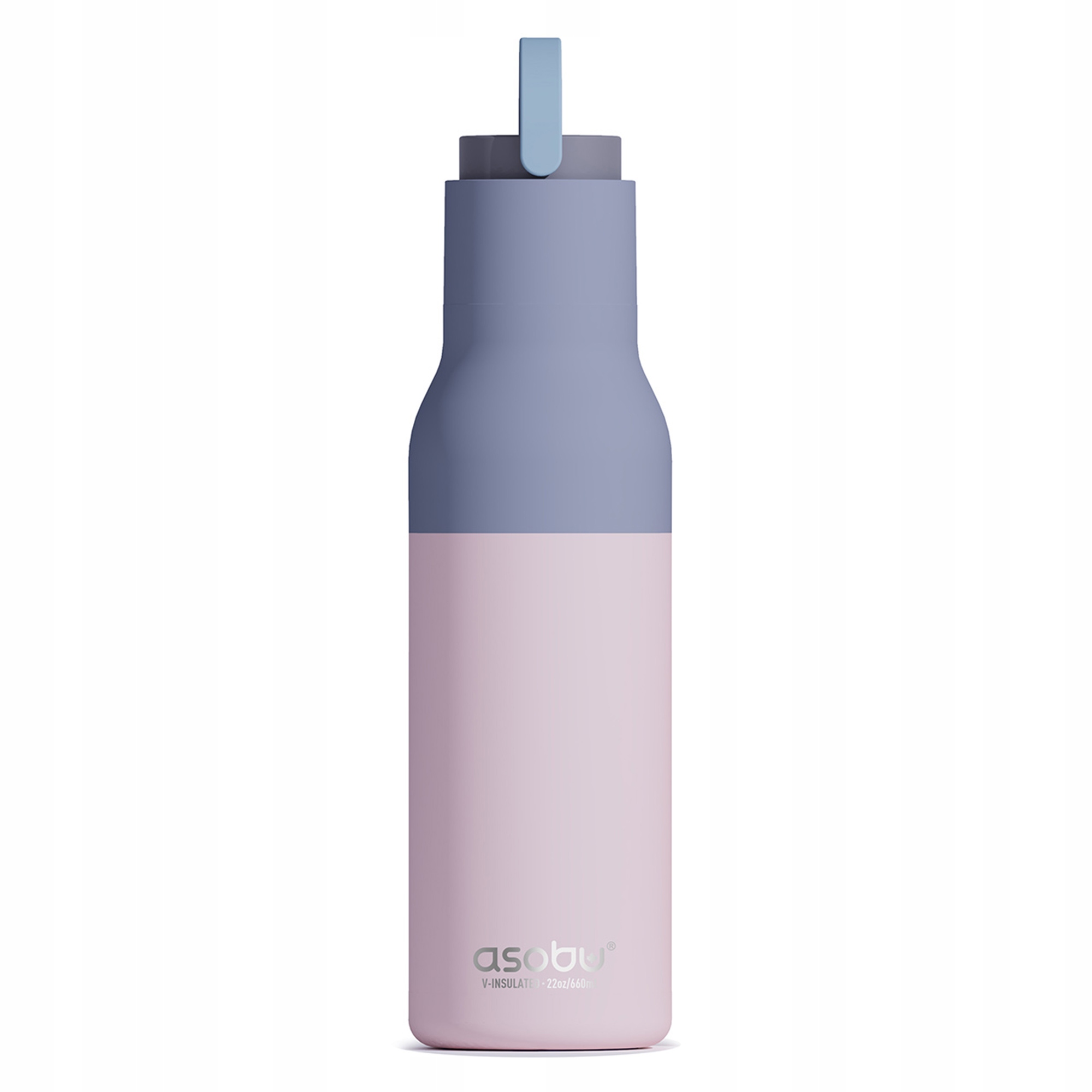 Termoláhev Asobu Metro 650ml, pastelově Pink keramika