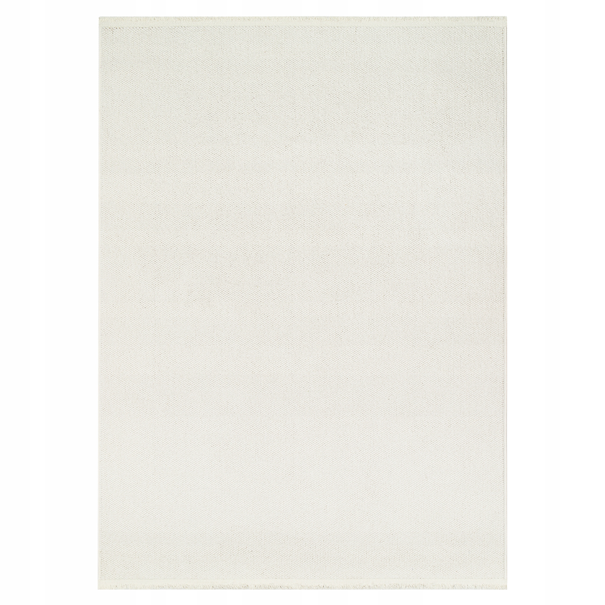 Dywan Agra 160x220 Z Frędzlami Pętelkowy Splot Modny Kremowy v1