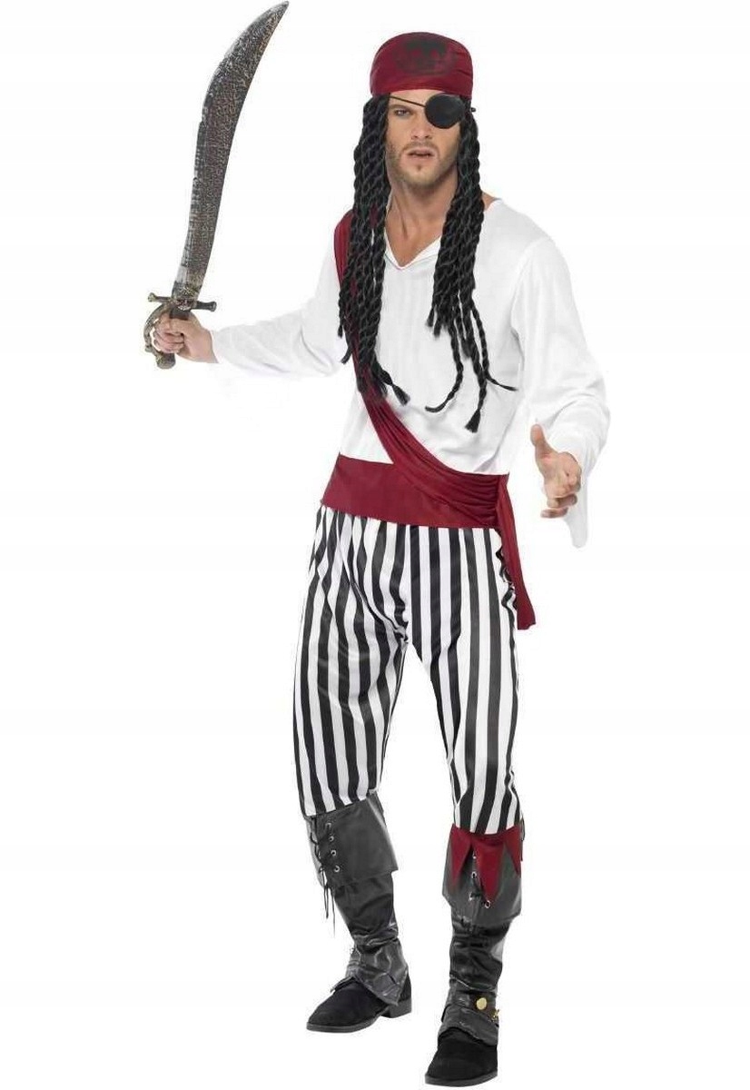 

Strój Pirata Korsarza Przebranie Pirackie L