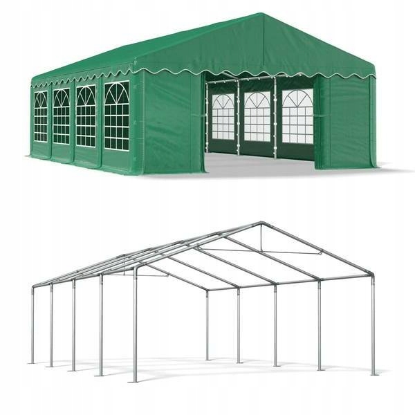 Namiot Imprezowy 6x8m Ogrodowy DAS 240 S Kolor odcienie zieleni