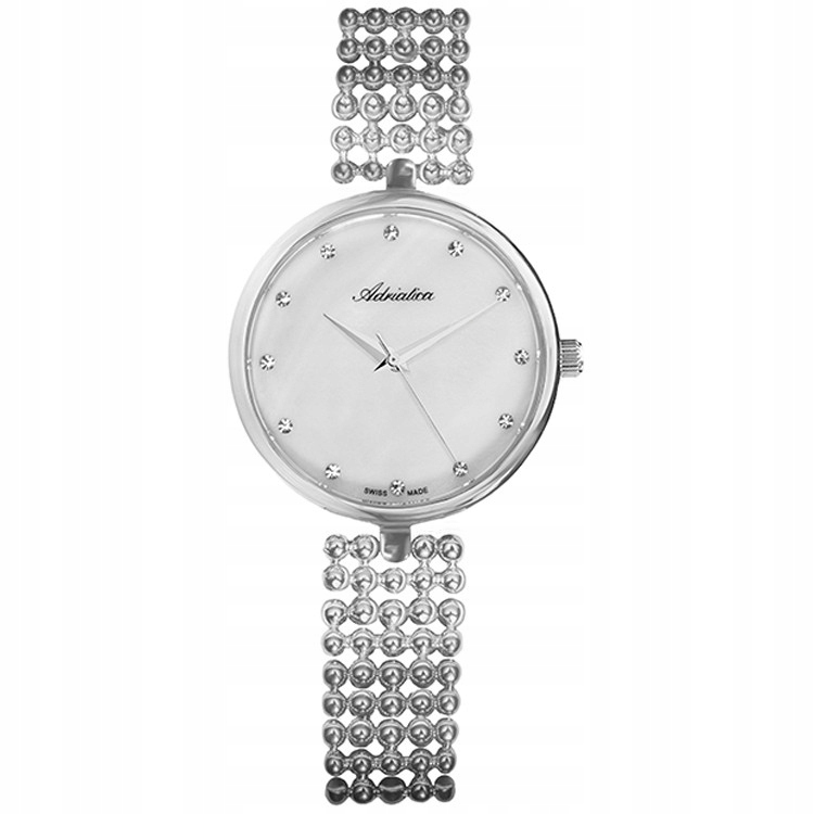 Dámské hodinky Adriatica A3731.514FQ Zirkony stříbrné