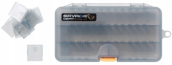 Pudełko Savage Gear 76774 odcienie szarości i srebra