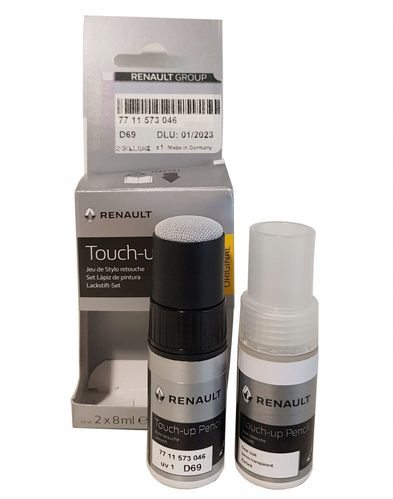 ZAPRAWKA KOLOR D69 RENAULT OE LAKIER PLATINE