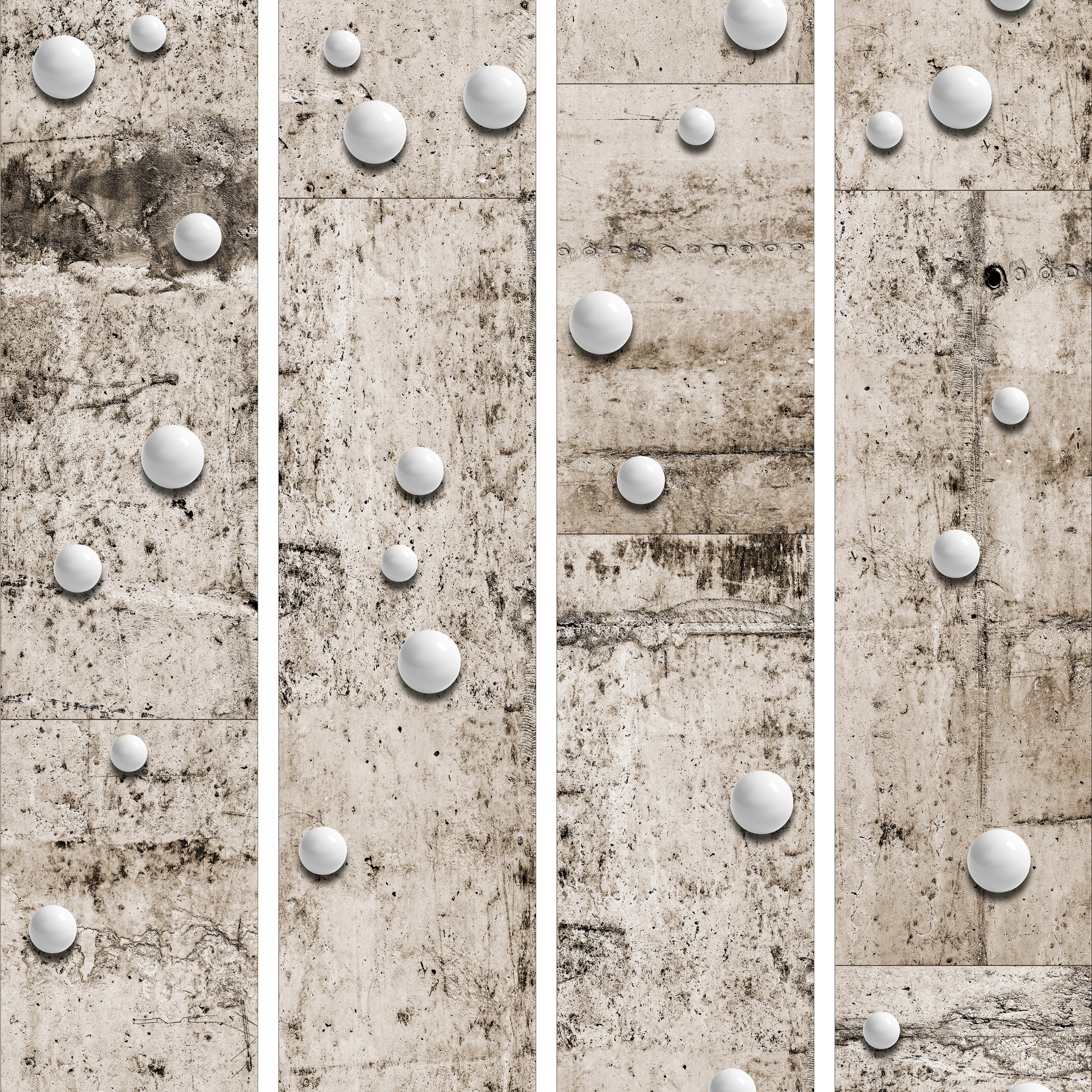 Tapeta Samolepicí Beton Kuličky 10 m f-A-0389-j-d