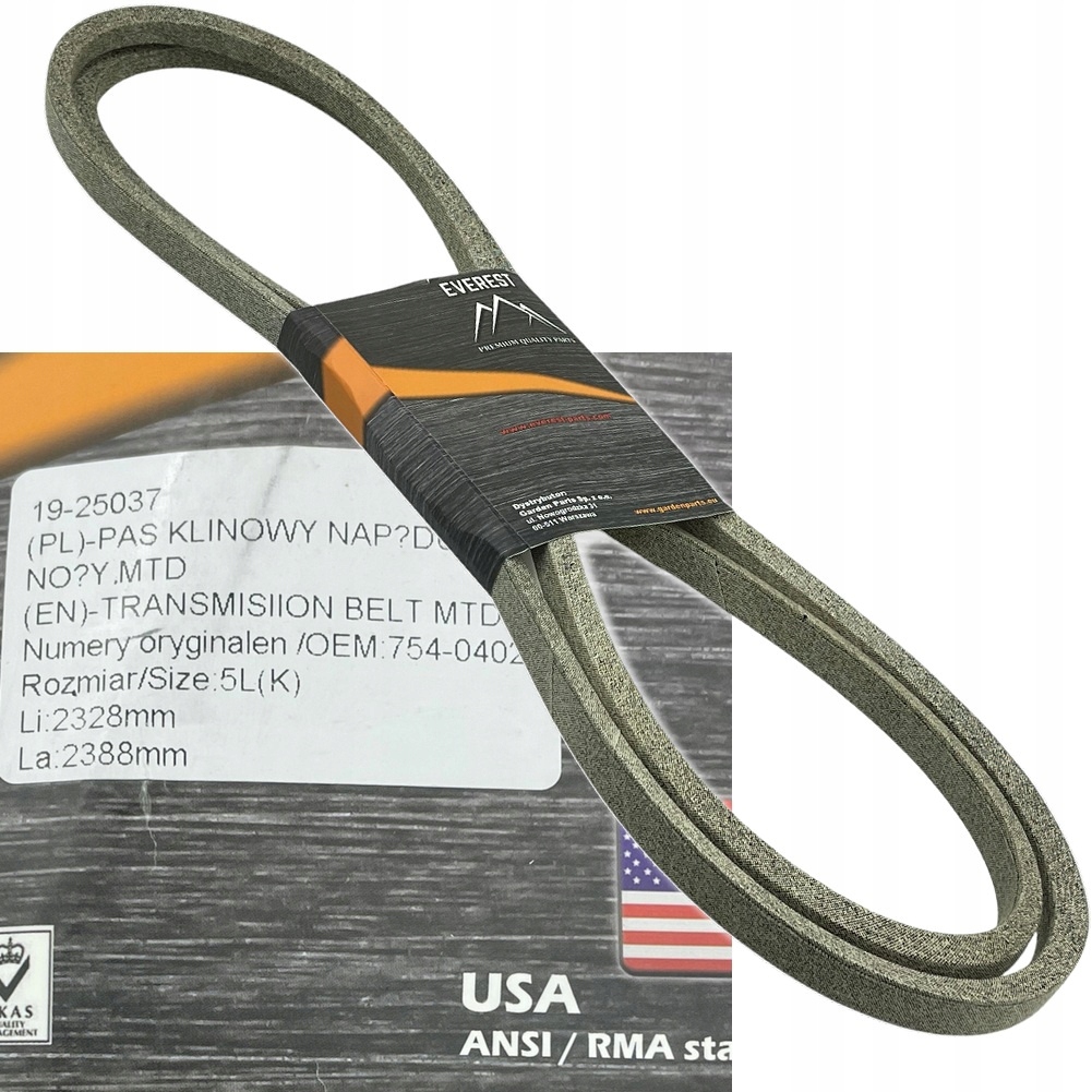 Řemen Pohonu, Klínový Řemen Nožů Traktoru Mtd Ae 5135 Ae 5150 K Glx 92 Ra Rhlk