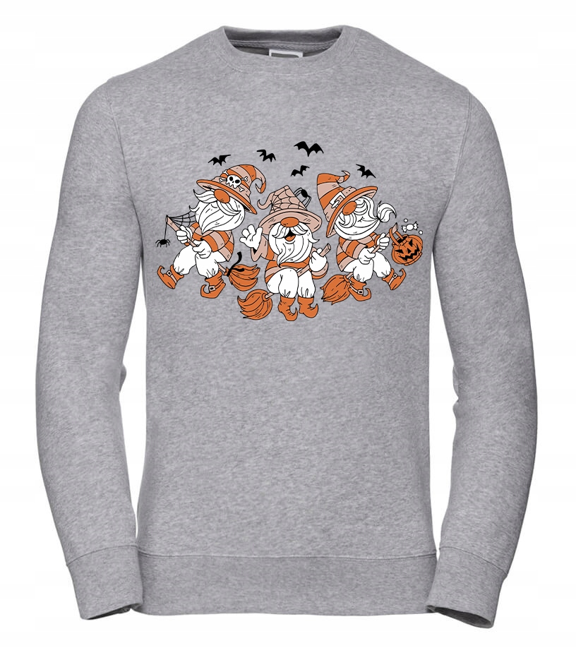 Dámská halloweenská mikina Mikina trpaslíky, velikost M, šedá