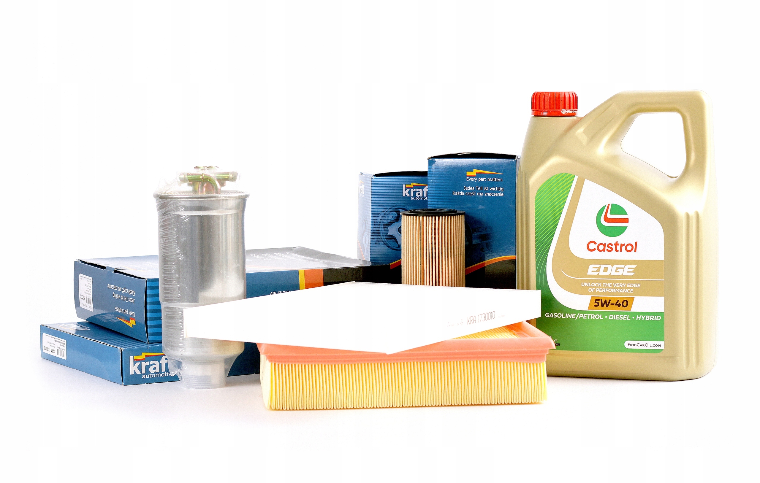 Sada filtrů Vw Passat B5 Fl Lift 1.9 Tdi Avb Avf Awx olej Castrol 5W40
