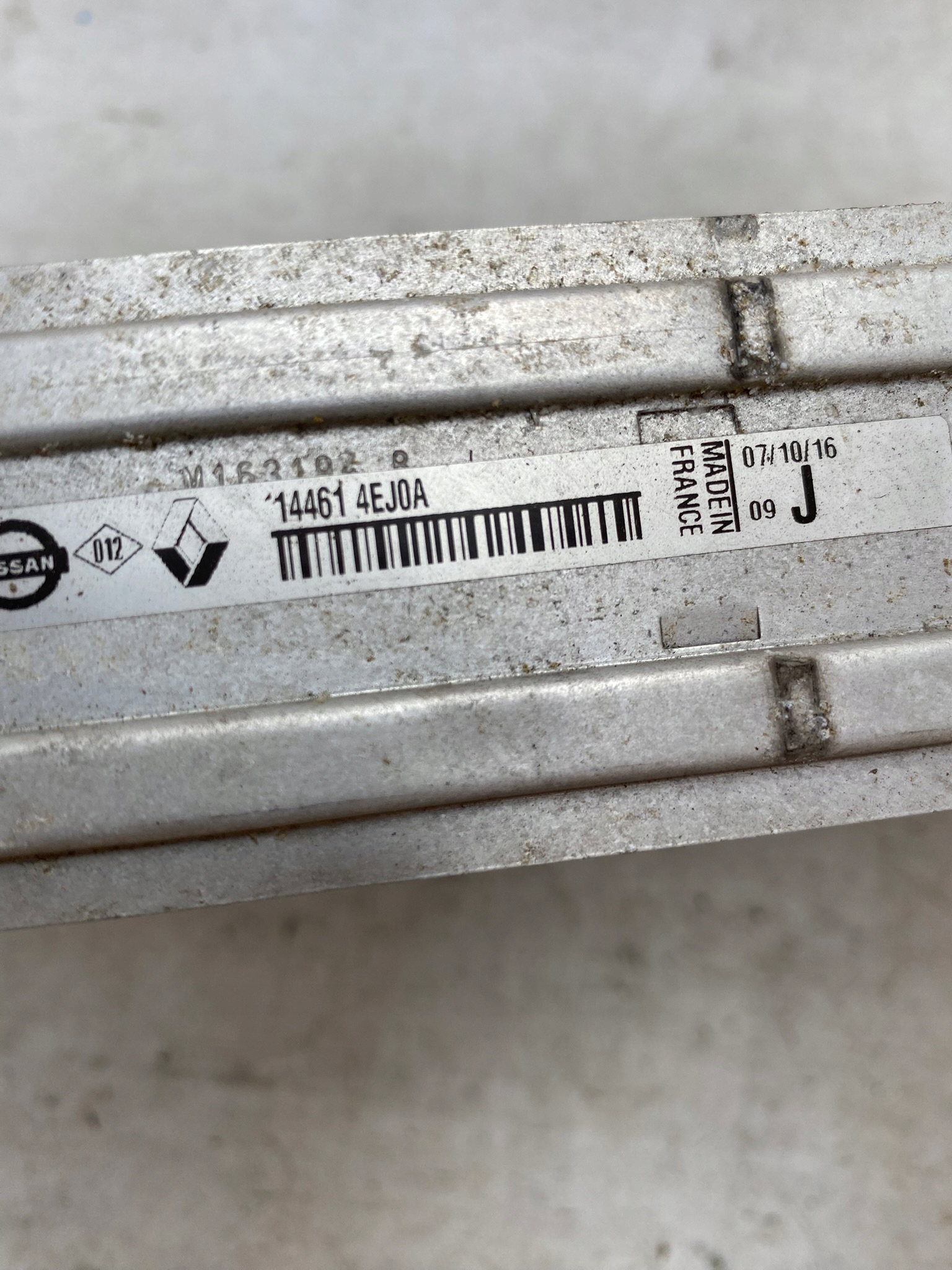 NISSAN RENAULT 1.2 DIG-T Kühler luft INTERCOOLER 144614EJ0A