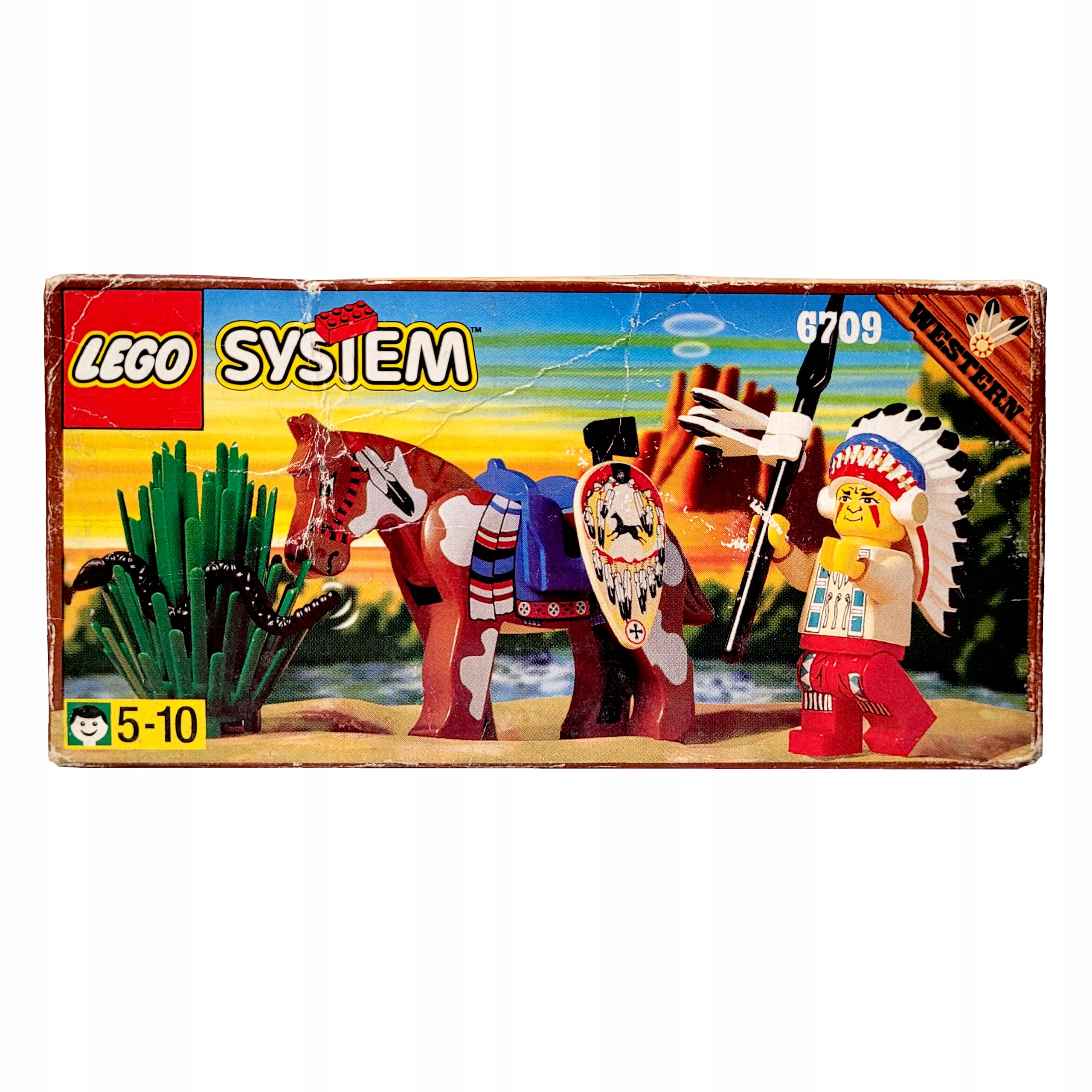 Lego Western System 6709 Wódz Indian Dziki Zachód Misb 1997