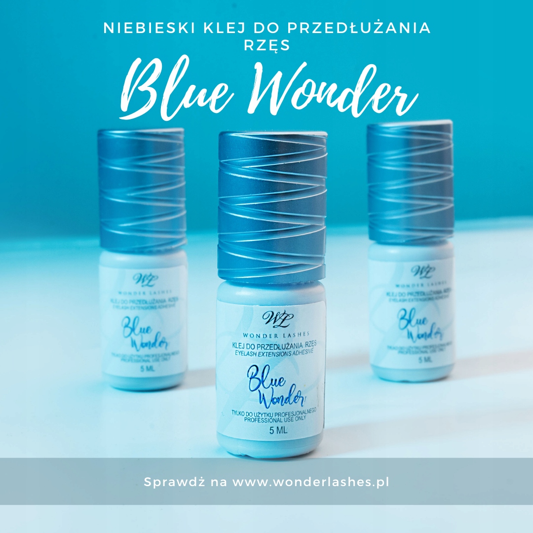 Klej do rzęs Blue Wonder 5 ml Opakowanie buteleczka