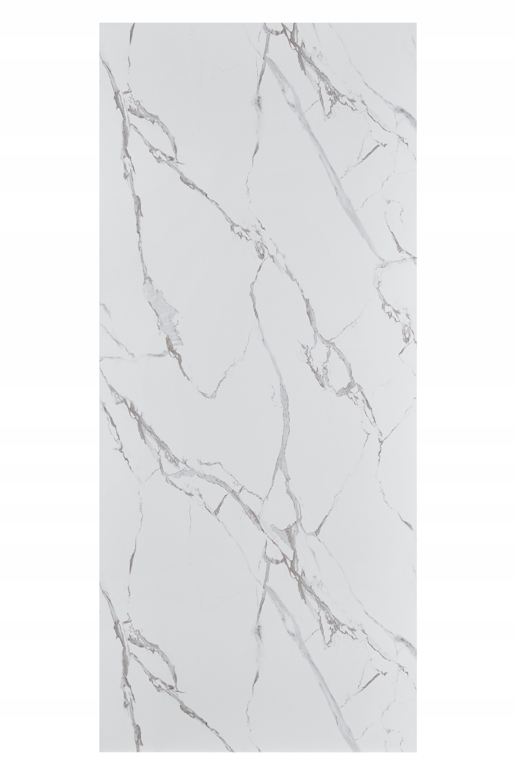 Płyta ścienna węglowa PCV WPC panel ścienny 280x122 cm biały marmur połysk