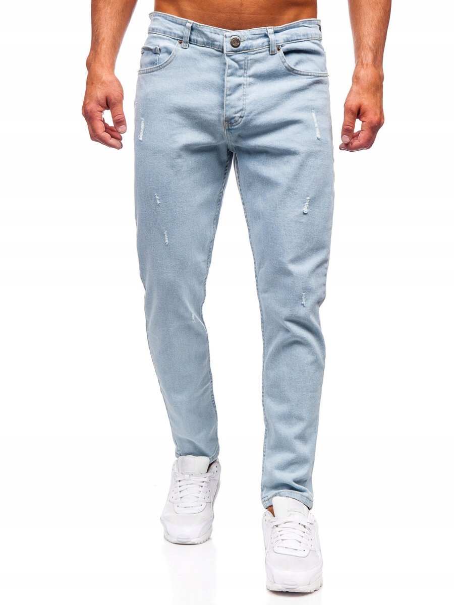 Pánské Džínové Kalhoty Slim Fit Modré 6561 DENLEY_38/2XL