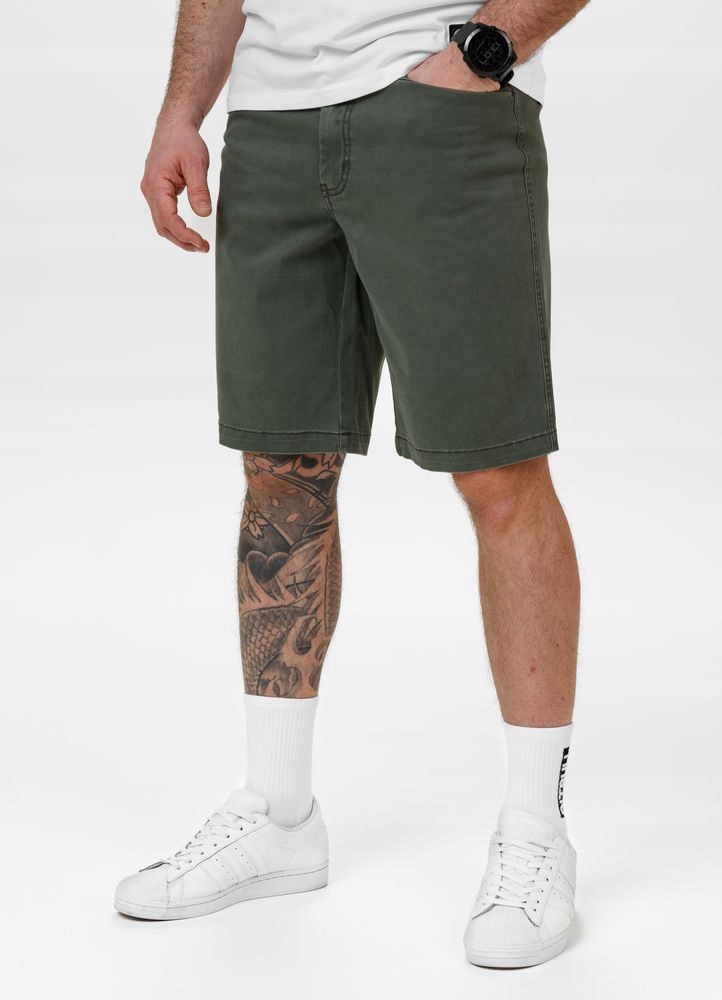 Pánské šortky Chino Pitbull Bavlněné krátké kraťasy Graves