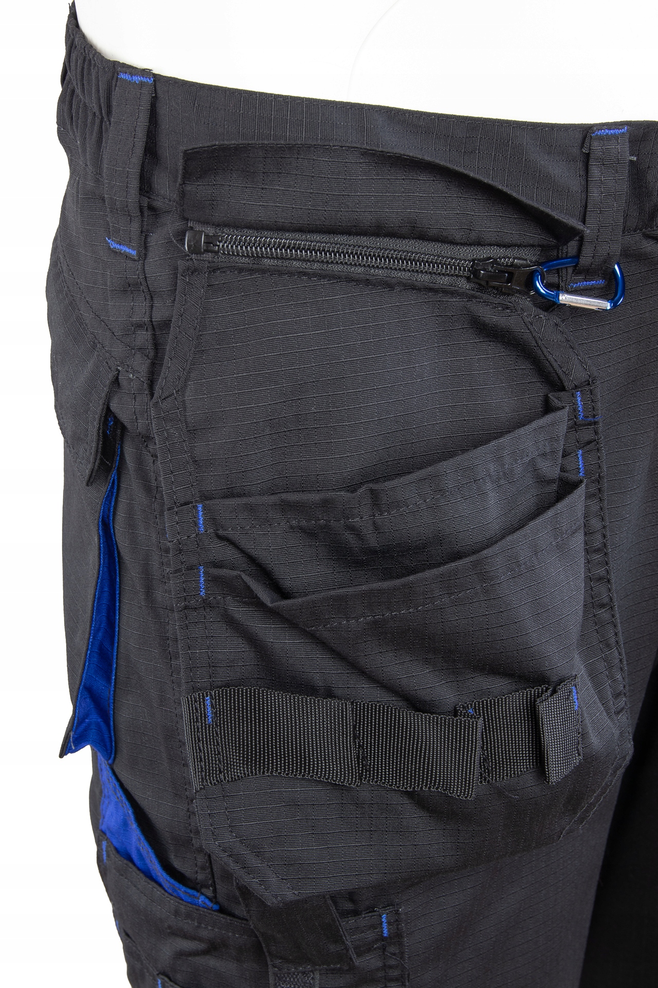 Spodnie robocze do pracy monterskie SEVEN KINGS 102 Kolor dominujący czarny