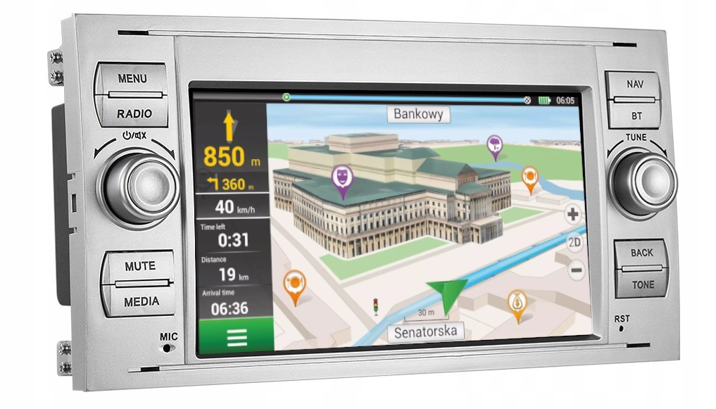 РАДИО ANDROID GPS WIFI BT FORD KUGA S-MAX C-MAX