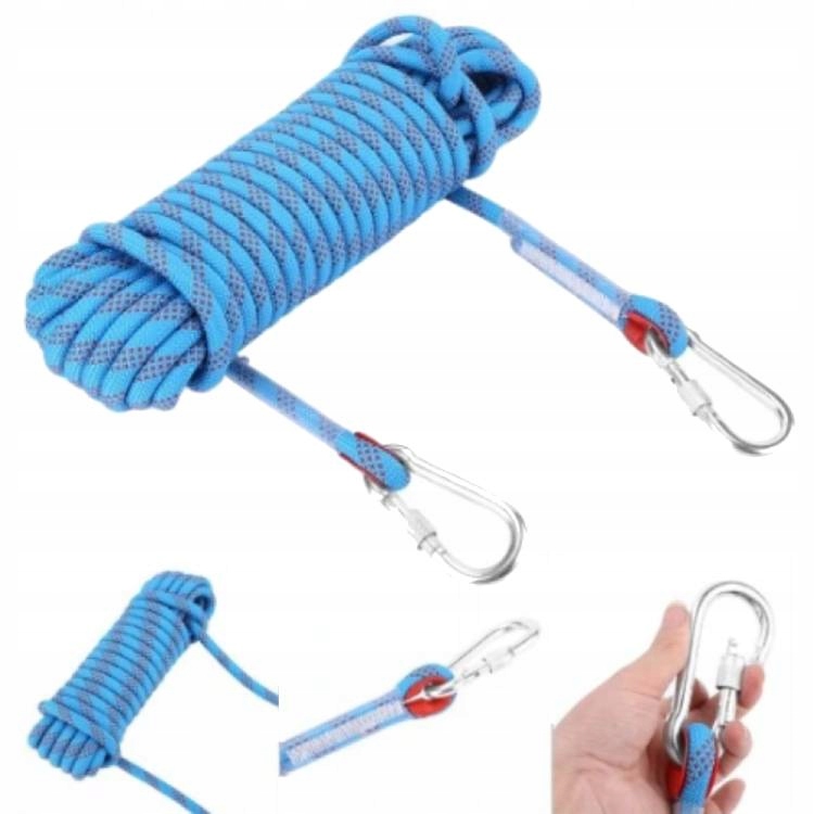 Šplhací Lano Statické Lanko 12 mm 20 m Modré