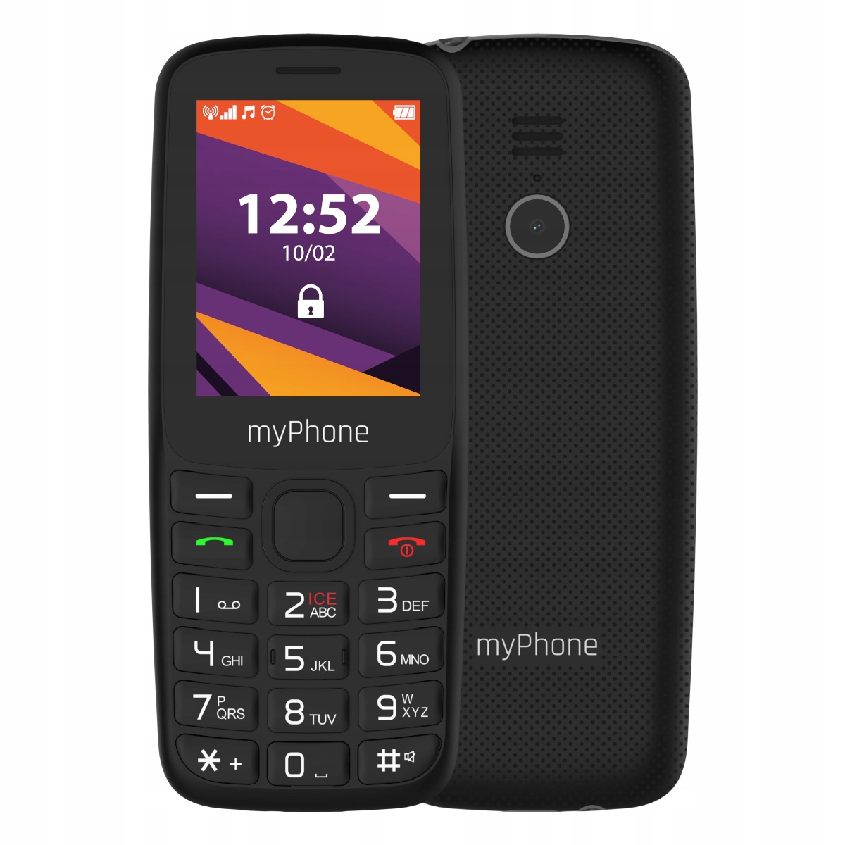 myPhone 6410 Lte (Black) Dual Sim 2.4" Tft 240x320/128MB/64MB Ram/sd karta/4