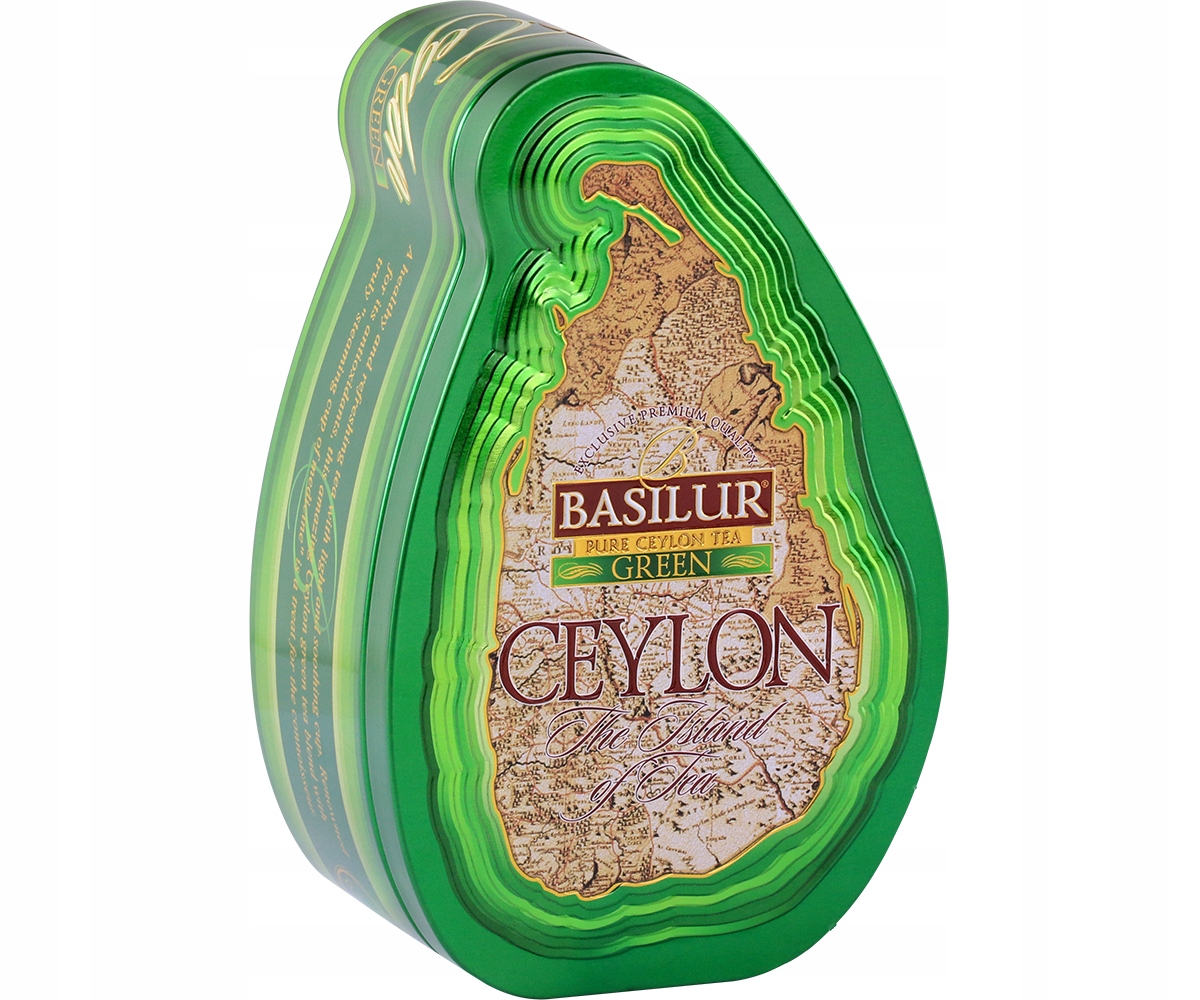 Levně Čaj bez přísad Basilur Green 100 g v Plechovce