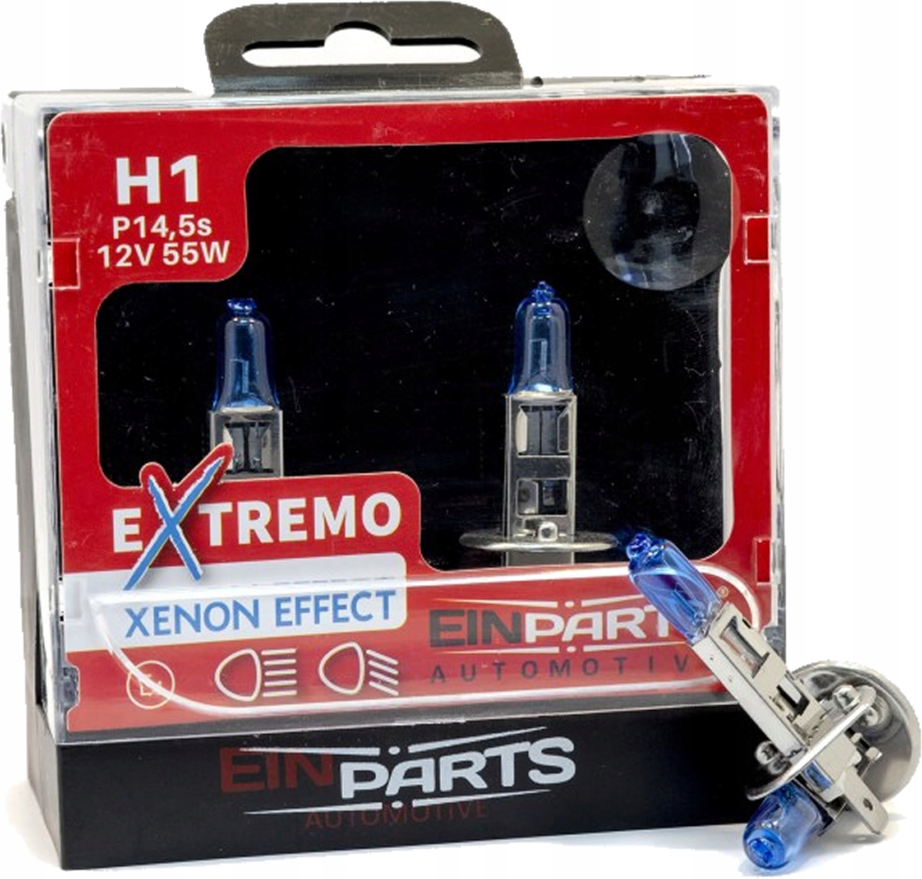 

Mocne żarówki H1 100% Xenon Efekt niebieskie 2SZT