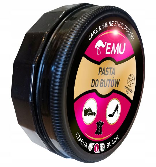 

Pasta do butów czarna 50 ml Emu