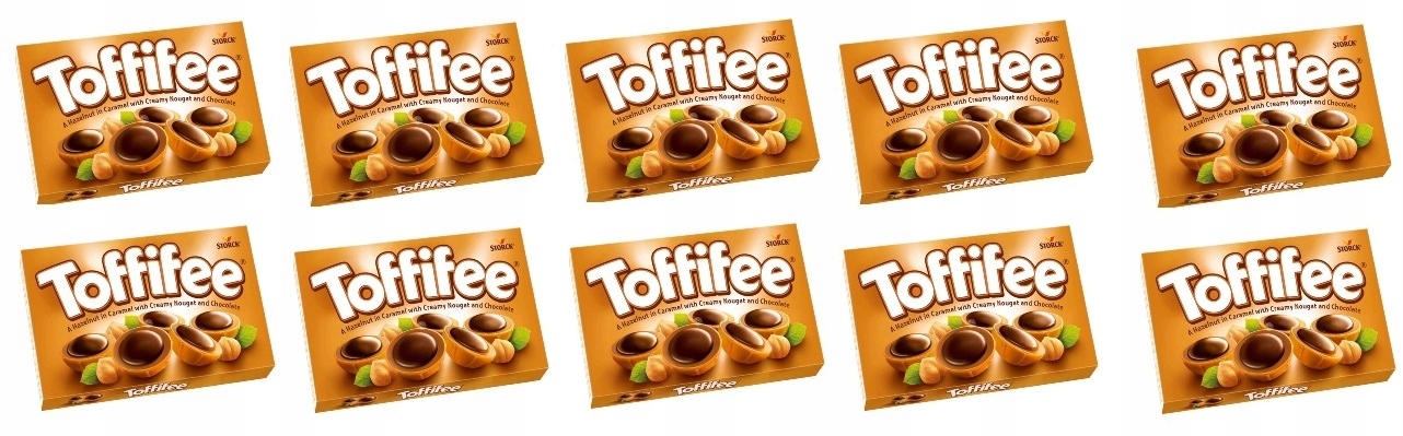 Levně 10x 125g bonboniéra Storck Toffifee v krabičce 15 ks v krabičce