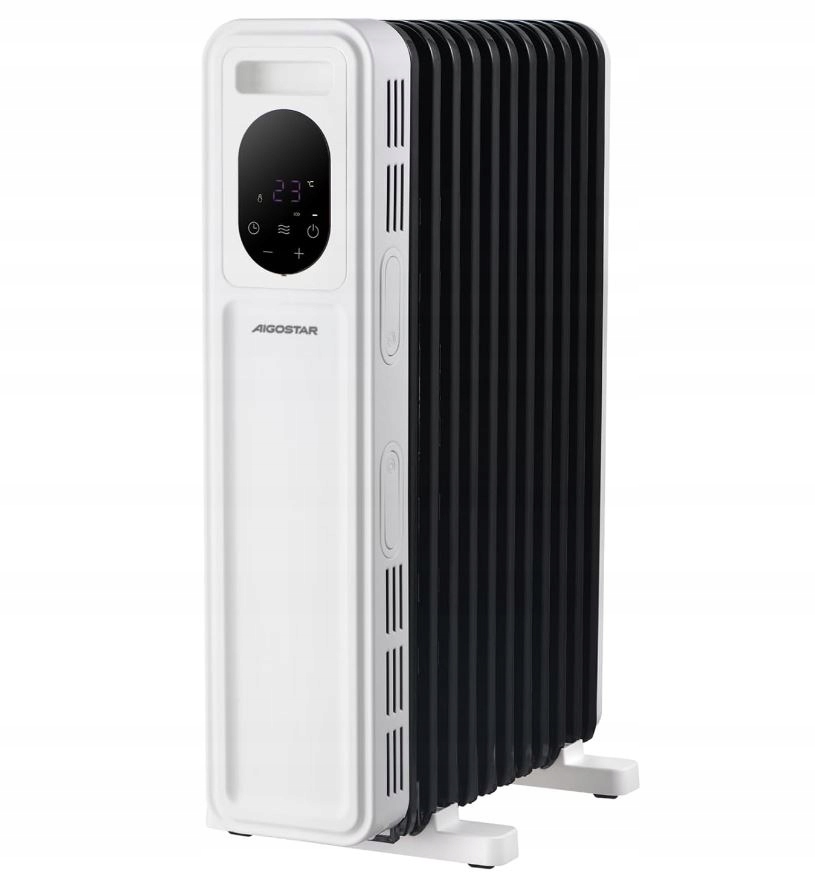Olejový radiátor 2500 W Pilot Led Eco 11 Rebierok Aigostar
