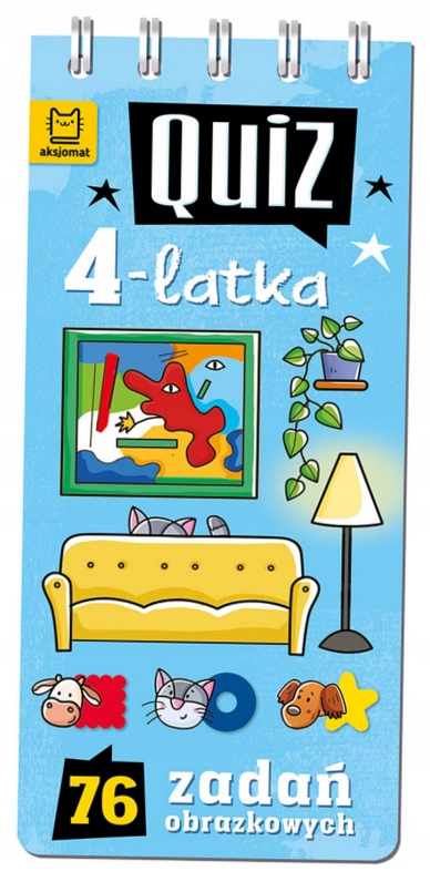 Quiz 4-latka. 76 zadań obrazkowych Anna Podgórska