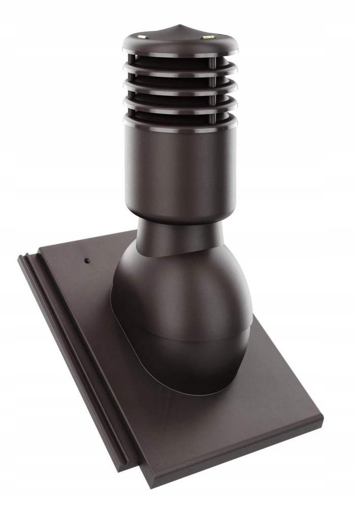 Krb Oc. 125 Pro Střešní Tašky Braas Tegalit Hnědý