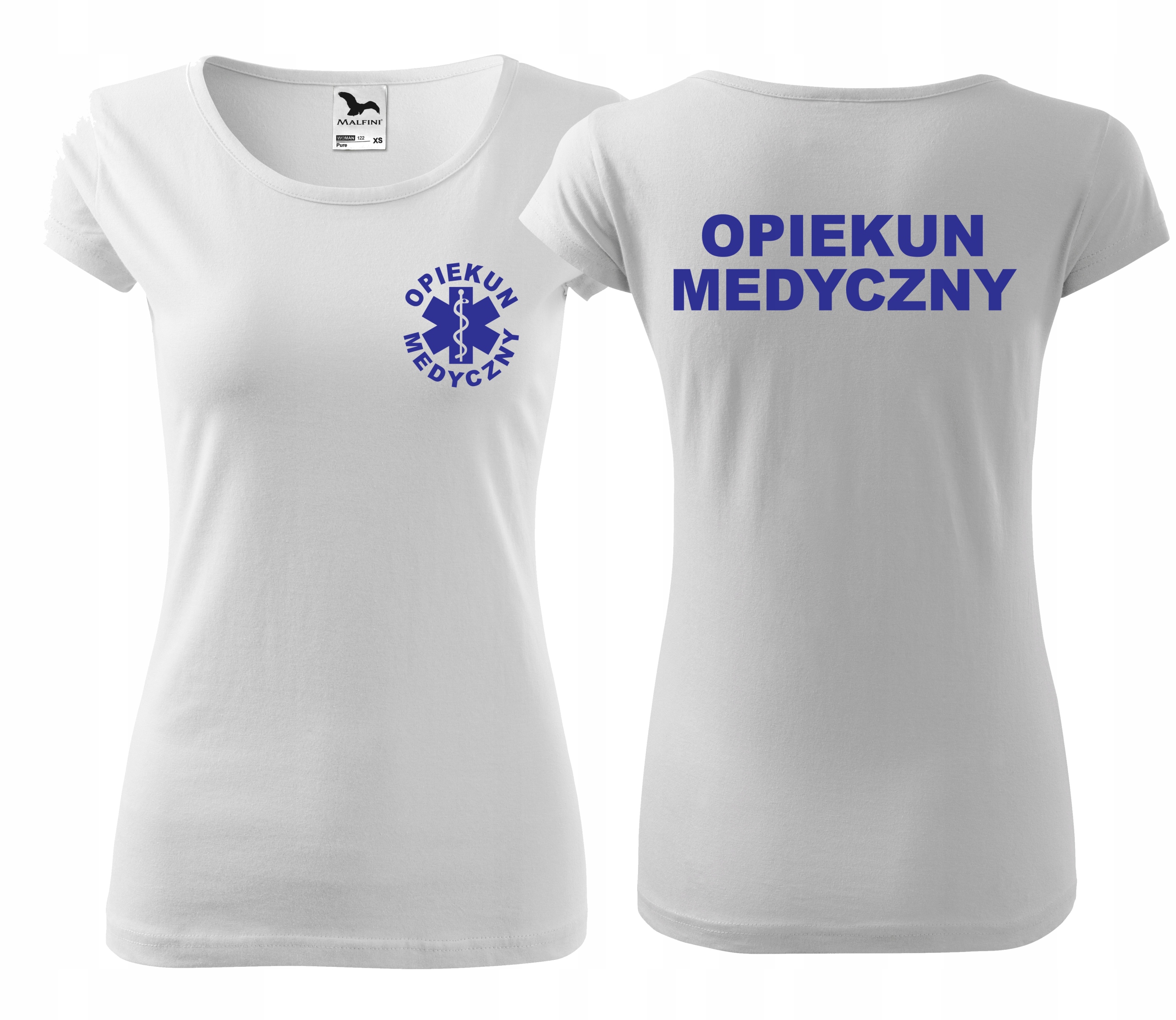 

koszulka Opiekun Medyczny eskulap z nadrukiem XL