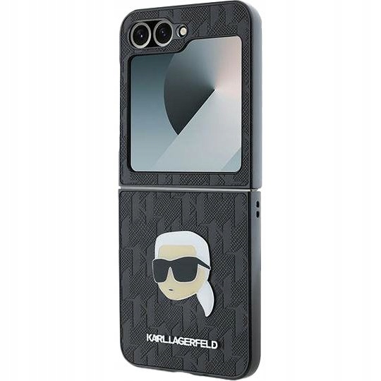 Pouzdro pro Galaxy Z Flip7 Fe/ 6, elegantní a pevné, pouzdro Karl Lagerfeld