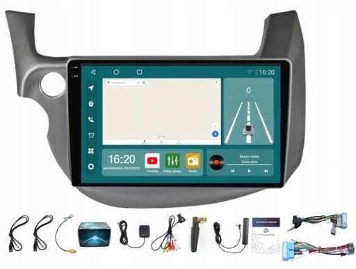 Rádio Android Navigace Honda Jazz 2008-2014 Bt Wifi Carplay 8/256GB Sim