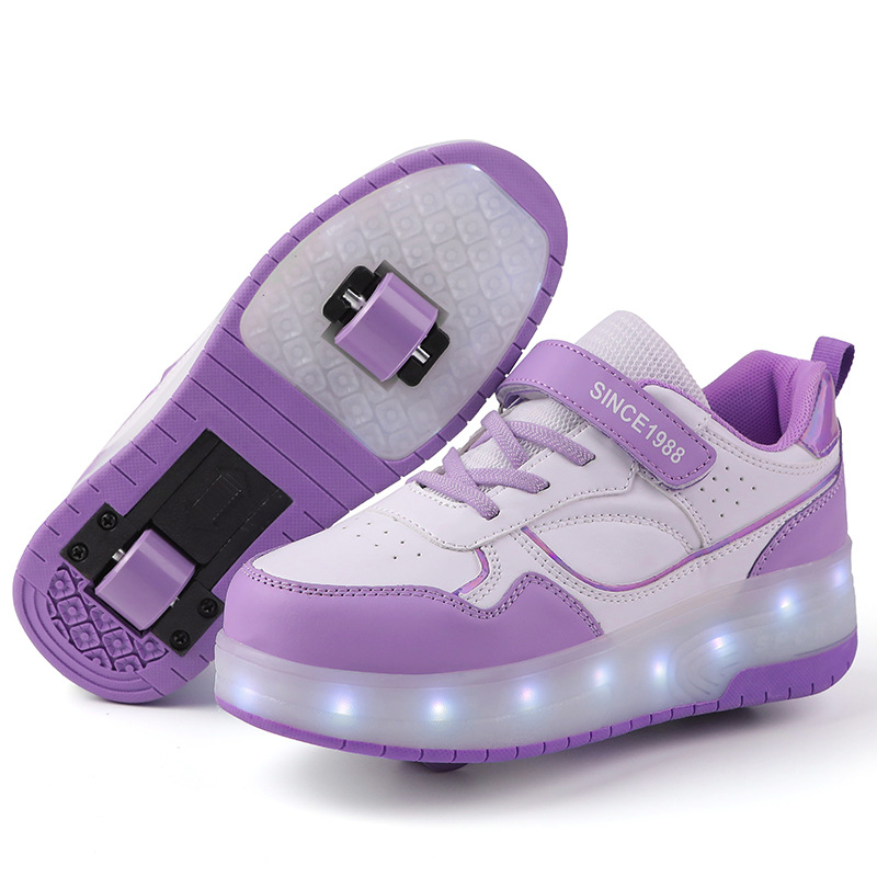 СВЕТЯЩИЕСЯ РОЛИКОВЫЕ КОНЬКИ ОБУВЬ СО СВЕТОДИОДНЫМИ РОЛИКАМИ РОЛИКОВЫЕ КОНЬКИ