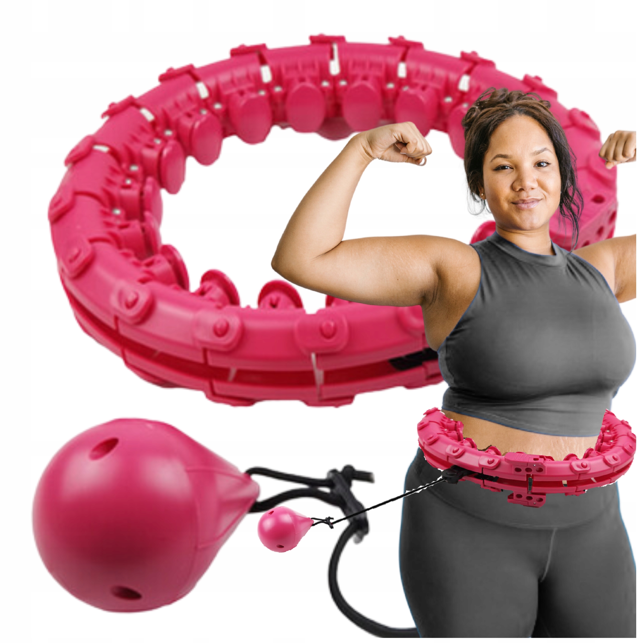 Hula Hop Odchudzające PRAWDZIWE PLUS SIZE XXL do 125cm w TALII TALIA !