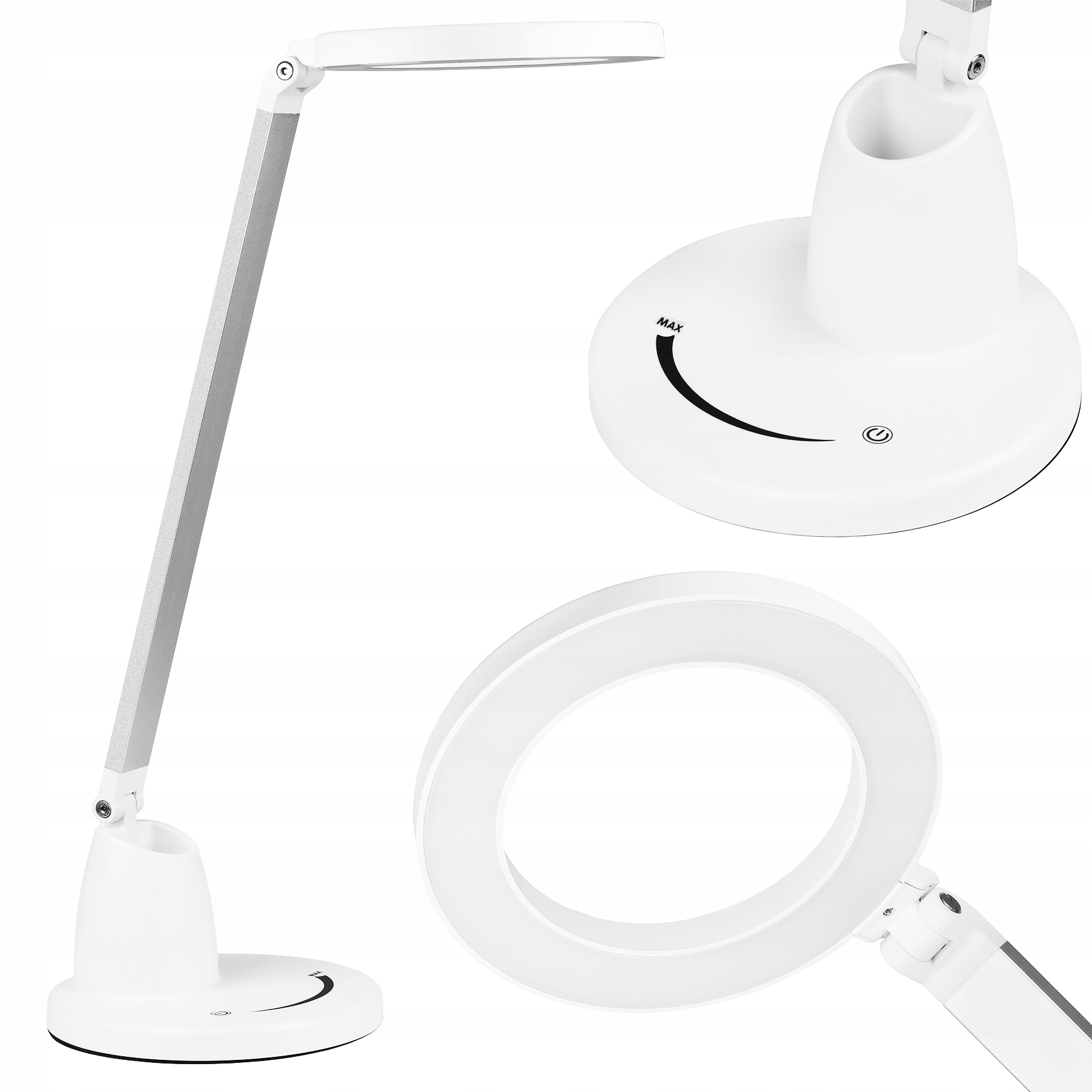 Led stolní lampička Ring Školní stůl Dotyk